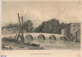 print of Maidstone bridge