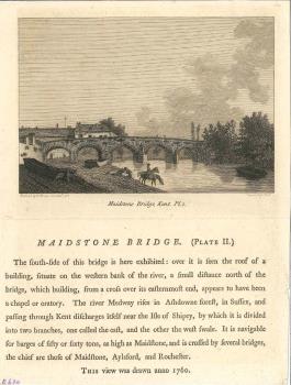 print of Maidstone bridge