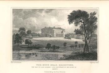 print of Mote House, Maidstone