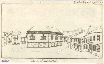 print of Dover market place