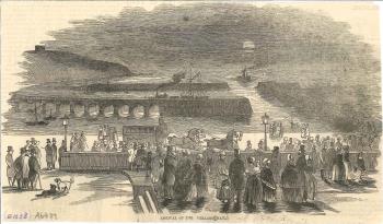 print of Folkestone harbour