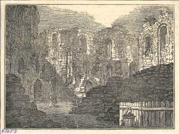 print of Canterbury castle