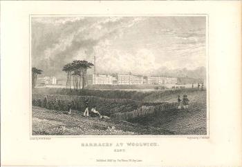 print of Woolwich Barracks