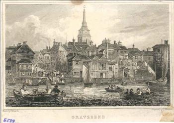 print of Gravesend