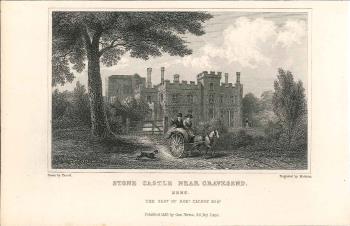 print of Stone Castle, near Gravesend