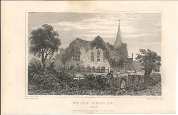 print of Erith church