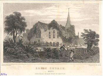 print of Erith church