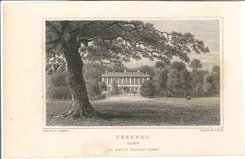 print of Frognal House, near Sidcup