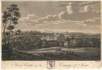 print of Hever castle