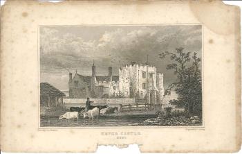 print of Hever castle