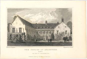 print of Aylesford Priory ('The Fryars')