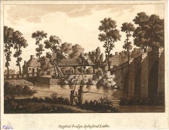 print of Aylesford bridge