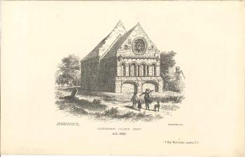 print of Barfreston church