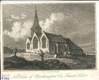 print of Birchington Church, Thanet