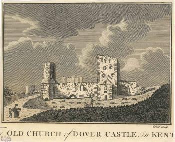 print of the church at Dover Castle