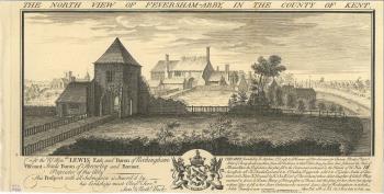 print of Faversham Abbey