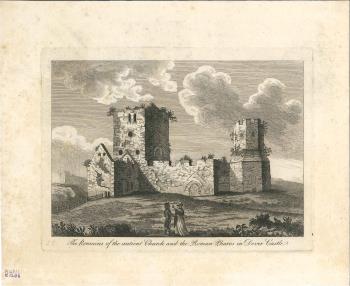 print of the church at Dover castle