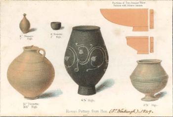 print of Romano-British items from Hoo