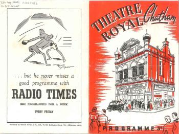 Chatham Theatre Royal programme