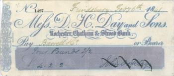 bank cheque