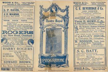Chatham Theatre Royal programme