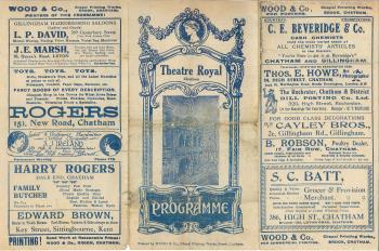 Chatham Theatre Royal programme