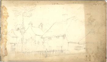 pencil drawing of Rainham