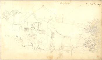 pencil drawing of Bredhurst