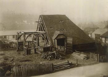 photograph of Delce Farm barn