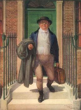 lithograph from Pickwick Papers