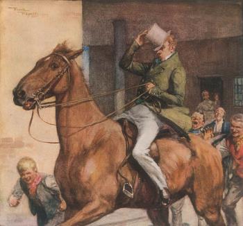 lithograph from Pickwick Papers