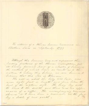 print of Romano-British objects from Chatham