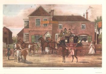 print of a Royal Mail Road Coach