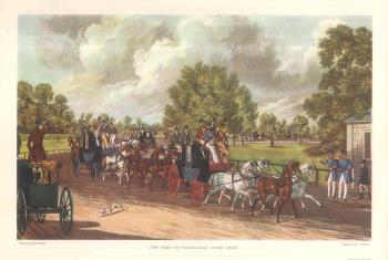 print of a road coach