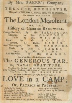 playbill, Rochester Theatre