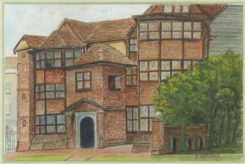 watercolour of Eastgate House