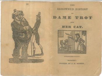 booklet; 'The Renowned History of Dame Trot'