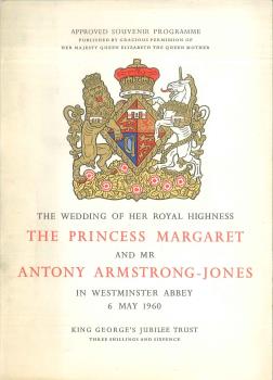 royal wedding programme 1960