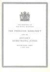royal wedding programme 1960