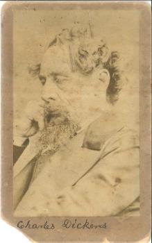 photograph of Charles Dickens