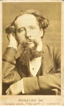 photograph of Charles Dickens