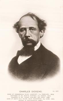 photograph of Charles Dickens