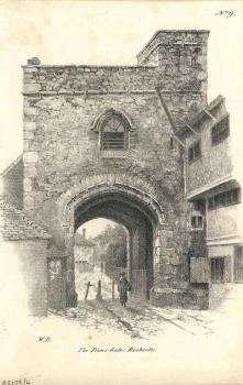 print of the Prior's Gate, Rochester