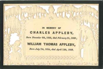 funeral card