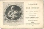programme for Queen Victoria Jubilee procession