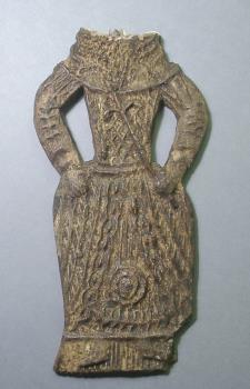 figurine in Elizabethan dress