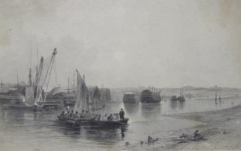 print of Chatham in 1837