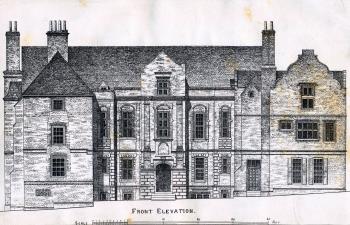 print of Restoration House, Rochester