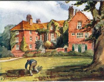 Restoration House postcard
