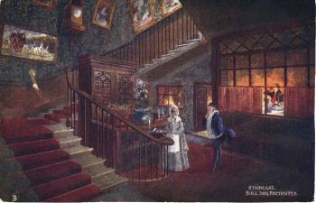 Rochester Bull Inn (Hotel) postcard